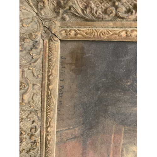 25 - A FRAMED OIL ON CANVAS 