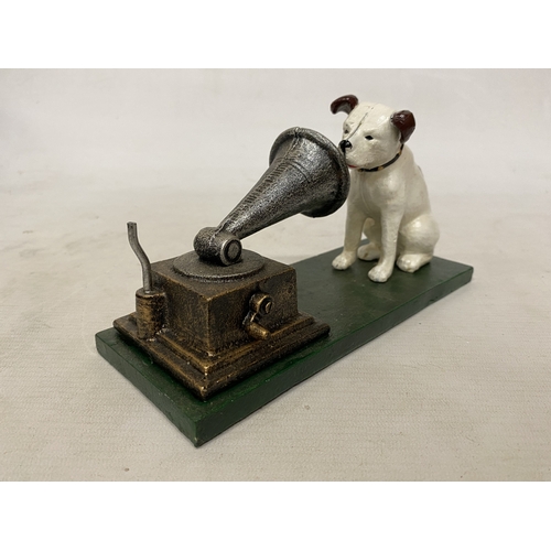 12 - A CAST HMV NIPPER MONEY BOX