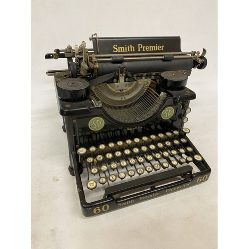 22 - A 1920'S SMITH PREMIER NO. 60 TYPEWRITER