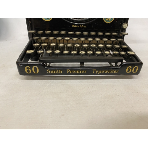 22 - A 1920'S SMITH PREMIER NO. 60 TYPEWRITER