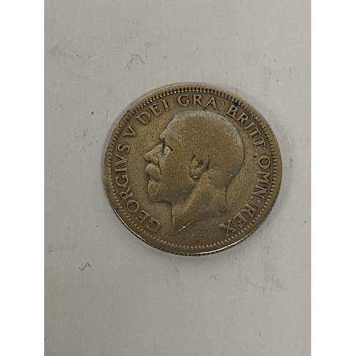 40 - A GEORGE V HALF SILVER SHILLING