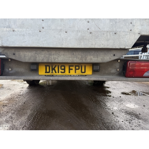101 - A 2019 MERCEDES FLATBED PICKUP, REGISTRATION NUMBER DK19FPU, APPROX 156000 MILES, MOT UNTIL END OF F... 