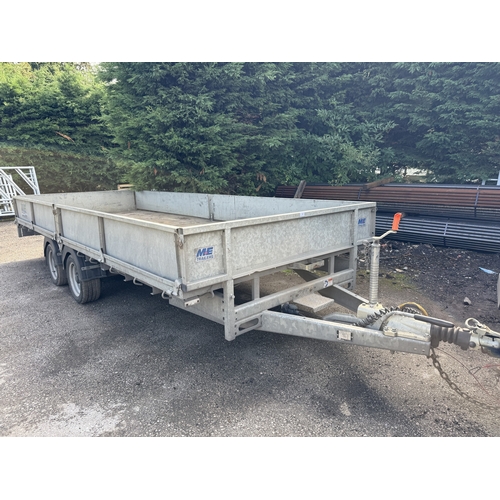 103 - A 2007 MEREDITH AND EYRE LTD 16FT TWIN AXLE PLANT TRAILER