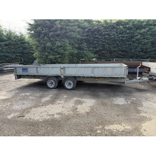 103 - A 2007 MEREDITH AND EYRE LTD 16FT TWIN AXLE PLANT TRAILER
