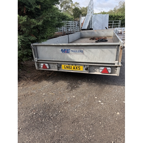 103 - A 2007 MEREDITH AND EYRE LTD 16FT TWIN AXLE PLANT TRAILER