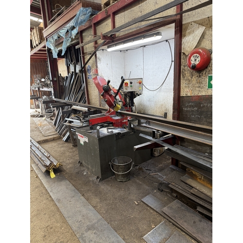 106 - A 2019 BIANCO MOD 420 MAN 1.87KW POWER HACKSAW (3 PHASE) IN GOOD WORKING ORDER WHILST ALL DESCRIPTIO... 