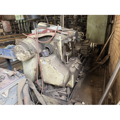 114 - A MITCHELL OF KEIGHLEY 3 PHASE METAL WORKING LATHE GOOD WORKING ORDER WHILST ALL DESCRIPTIONS ARE GI... 