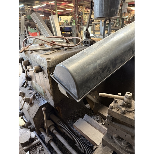 114 - A MITCHELL OF KEIGHLEY 3 PHASE METAL WORKING LATHE GOOD WORKING ORDER WHILST ALL DESCRIPTIONS ARE GI... 