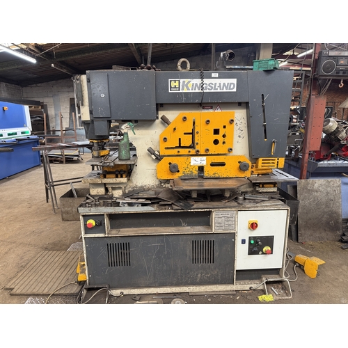 120 - A HACO KINGSLAND 3 PHASE, MULTI 80 METAL WORKING MACHINE, WITH PUNCHING, SHEARING, ANGLE CUTTING, SE... 