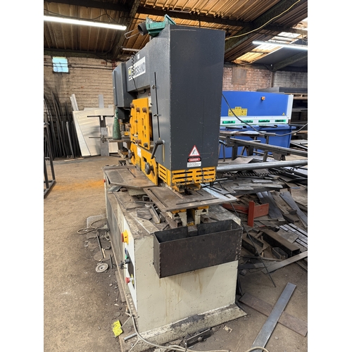 120 - A HACO KINGSLAND 3 PHASE, MULTI 80 METAL WORKING MACHINE, WITH PUNCHING, SHEARING, ANGLE CUTTING, SE... 