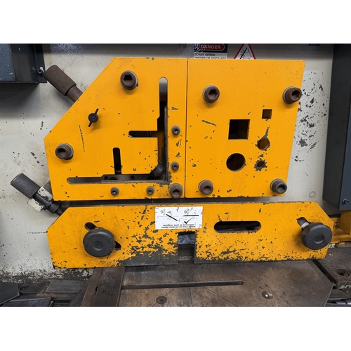 120 - A HACO KINGSLAND 3 PHASE, MULTI 80 METAL WORKING MACHINE, WITH PUNCHING, SHEARING, ANGLE CUTTING, SE... 
