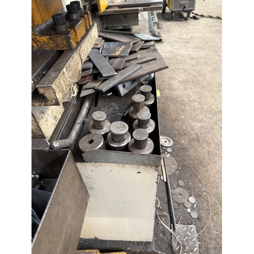 120 - A HACO KINGSLAND 3 PHASE, MULTI 80 METAL WORKING MACHINE, WITH PUNCHING, SHEARING, ANGLE CUTTING, SE... 