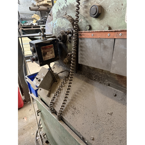 125 - A THREE PHASE PIRANHA P50 IRONWORKER, ONLY WORKS AT ONE END FOR THE NOTCHING FUNCTION