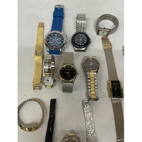 307 - THIRTEEN VARIOUS LADIES AND GENTS WRISTWATCHES. FROM A DECEASED'S ESTATE, TO BE SOLD TO THE HIGHEST ... 