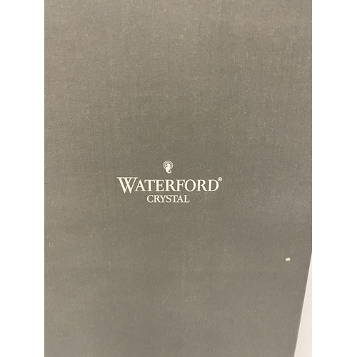 50 - A BOXED WATERFORD CRYSTAL BUTTERFLY VASE FROM THE DESIGNER'S GALLERY COLLECTION DESIGNED BY DAVID BO... 