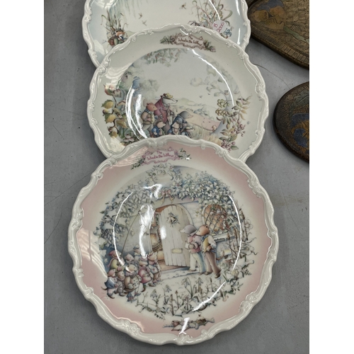 103 - FOUR ROYAL ALBERT 'WIND IN THE WILLOWS' COLLECTOR'S PLATES