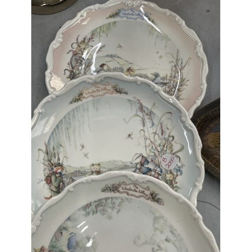 103 - FOUR ROYAL ALBERT 'WIND IN THE WILLOWS' COLLECTOR'S PLATES