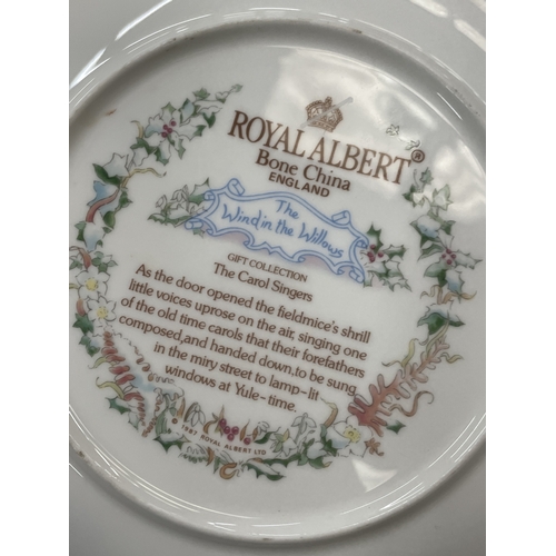103 - FOUR ROYAL ALBERT 'WIND IN THE WILLOWS' COLLECTOR'S PLATES
