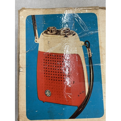 112 - AN ORIGINAL BOXED 1960'S 'AITRON' PORTABLE RADIO