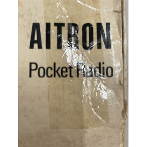 112 - AN ORIGINAL BOXED 1960'S 'AITRON' PORTABLE RADIO
