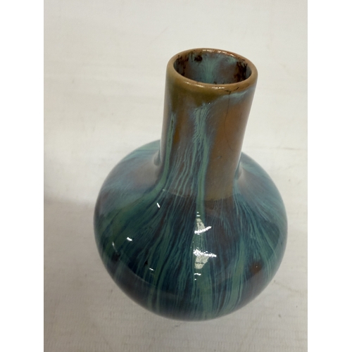 129A - A PILKINGTONS 1914 -1923 ROYAL LANCASTRIAN BLUE VASE 11.5CM