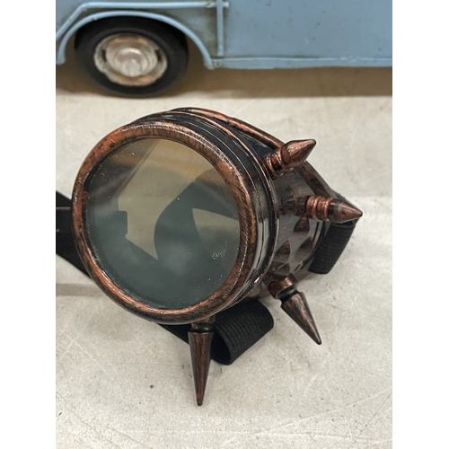 133 - A PAIR OF STEAM PUNK GOGGLES