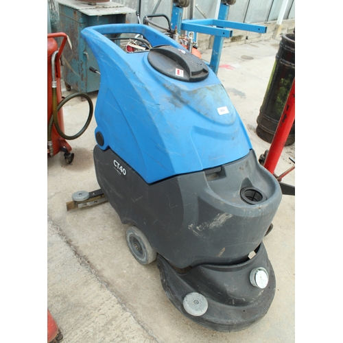 100 - A BLUE FLOOR CLEANER CT 40  NO VAT