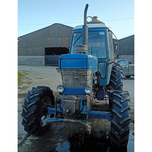 201 - 1983 FORD 7710 TRACTOR WITH LOG BOOK 4 WHEEL DRIVE Q CAB IT WAS RUNNING 4 WEEKS AGO BUT NOW HAS ENGI... 