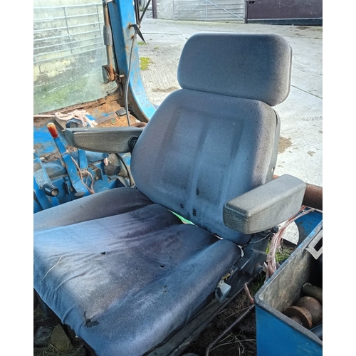 201 - 1983 FORD 7710 TRACTOR WITH LOG BOOK 4 WHEEL DRIVE Q CAB IT WAS RUNNING 4 WEEKS AGO BUT NOW HAS ENGI... 