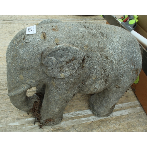 363 - A RESIN ELEPHANT  NO VAT