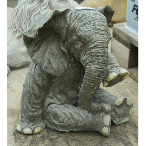 380 - A RESIN ELEPHANT  NO VAT