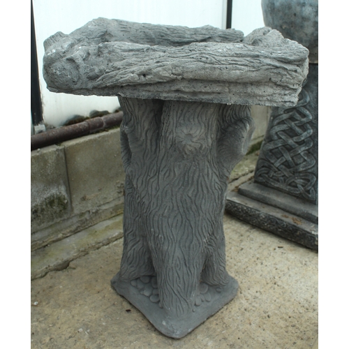 382 - A BIRDBATH  NO VAT