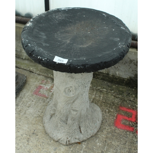 385 - AN  BIRD BATH  NO VAT