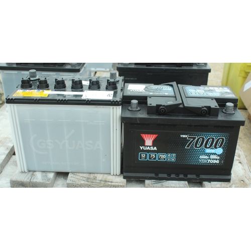 392 - 2 RECHARGED HEAVY DUTY BATTERIES IN WORKING ORDER  NO VAT