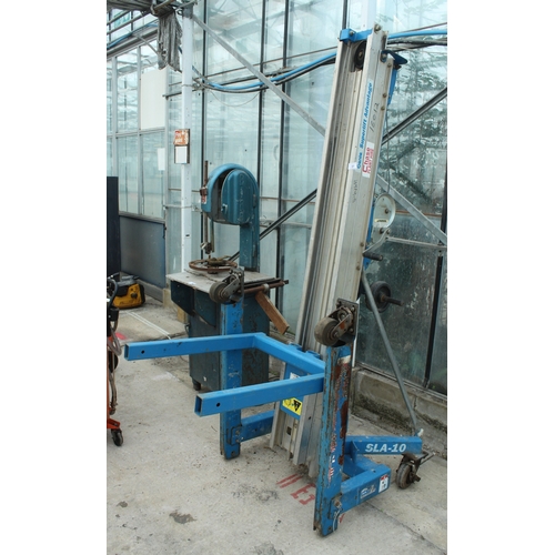 91 - A GENIE SLA 10 LIFT IN GOOD WORKING ORDER  + VAT