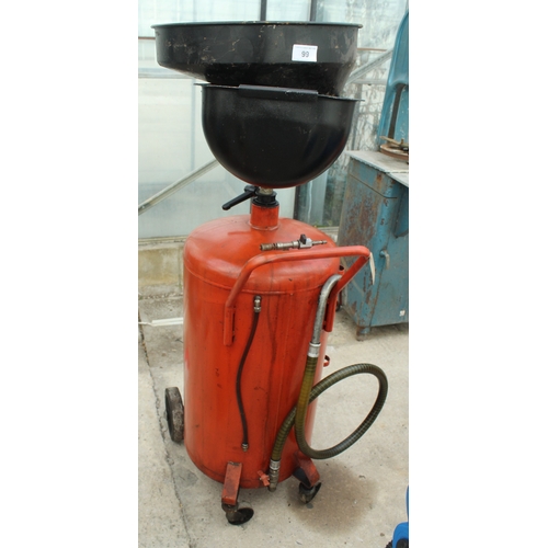 99 - AN OIL DRAINER  NO VAT