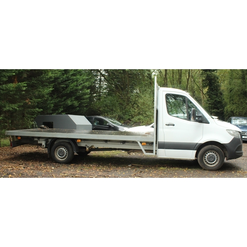 101 - A 2019 MERCEDES FLATBED PICKUP, REGISTRATION NUMBER DK19FPU, APPROX 156000 MILES, MOT UNTIL END OF F... 