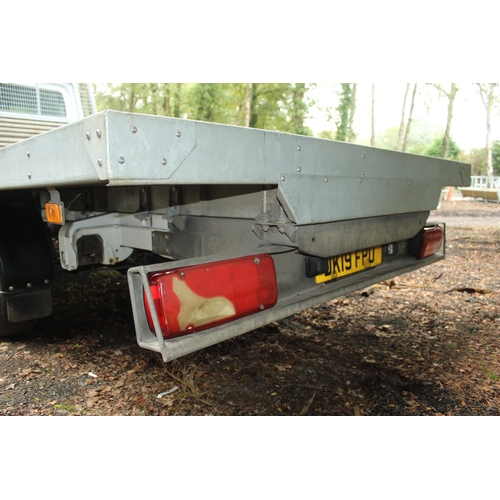 101 - A 2019 MERCEDES FLATBED PICKUP, REGISTRATION NUMBER DK19FPU, APPROX 156000 MILES, MOT UNTIL END OF F... 