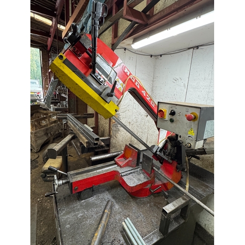 106 - A 2019 BIANCO MOD 420 MAN 1.87KW POWER HACKSAW (3 PHASE) IN GOOD WORKING ORDER WHILST ALL DESCRIPTIO... 
