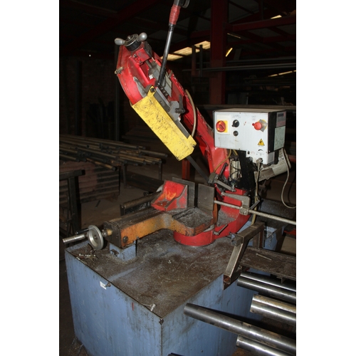 107 - AN APPROX 2016 BIANCO MOD 330  POWER HACKSAW (3 PHASE), IN GOOD WORKING ORDER WHILST ALL DESCRIPTION... 