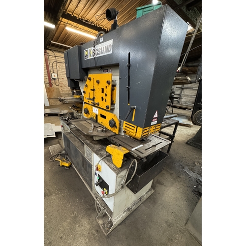 120 - A HACO KINGSLAND 3 PHASE, MULTI 80 METAL WORKING MACHINE, WITH PUNCHING, SHEARING, ANGLE CUTTING, SE... 