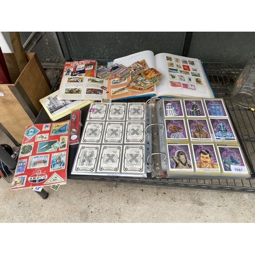 A LARGE COLLECTION OF COLLECTORS CARDS TO INCLUDE DOCTOR WHO, DISNEY ...