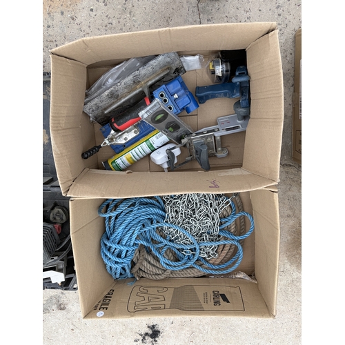 AN ASSORTMENT OF TOOLS TO INCLUDE AN ERBAUER ROUTER WITH CARRY CASE ...