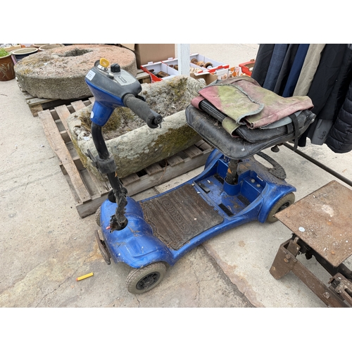 A STERLING MOBILITY SCOOTER COMPLETE WITH KEY