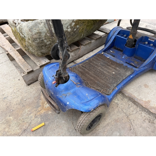 A STERLING MOBILITY SCOOTER COMPLETE WITH KEY