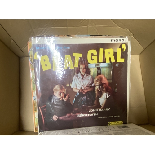 A COLLECTION OF VINYL MUSICALS AND FILMS LP RECORDS
