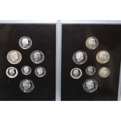 10 - A ROYAL MINT 2008 EMBLEMS OF BRITAIN AND ROYAL SHIELD OF ARMS SILVER PROOF FOURTEEN COIN SET, with C... 