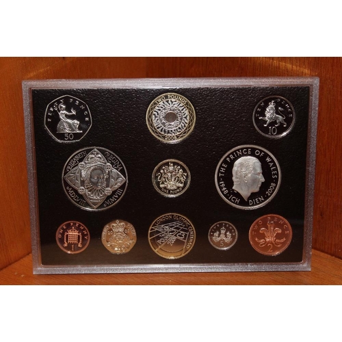 12 - A ROYAL MINT 2008 SILVER PROOF COIN COLLECTION ELEVEN COIN SET, comprising £5 (2), £2 (2), £1, 50p, ... 