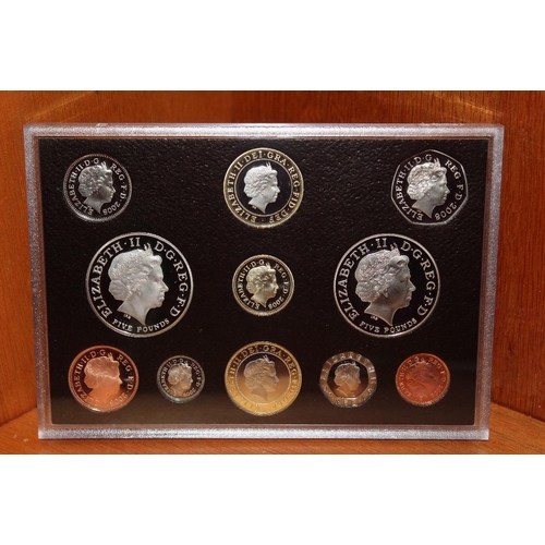 12 - A ROYAL MINT 2008 SILVER PROOF COIN COLLECTION ELEVEN COIN SET, comprising £5 (2), £2 (2), £1, 50p, ... 