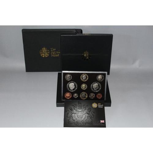 12 - A ROYAL MINT 2008 SILVER PROOF COIN COLLECTION ELEVEN COIN SET, comprising £5 (2), £2 (2), £1, 50p, ... 